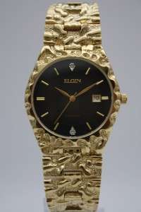 New Elgin Men Diamond Collection Watch/ Money Clip FG142ST  