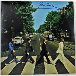 Paul Mccartney Signed Beatle Abbey Road Album Cover Jsa
