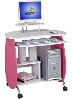 Deluxe Ergonomic GirlS Room Pink Computer Desk $230  