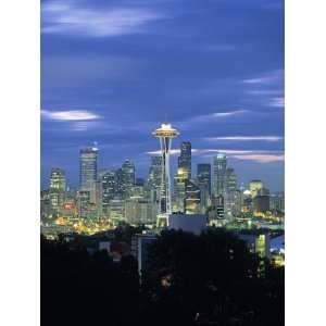  Seattle Skyline Fr. Queen Anne Hill, Washington, USA 