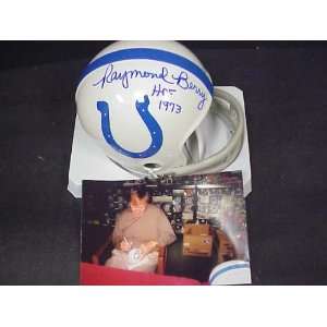 Raymond Berry Autographed Mini Helmet Baltimore Colts   Autographed 