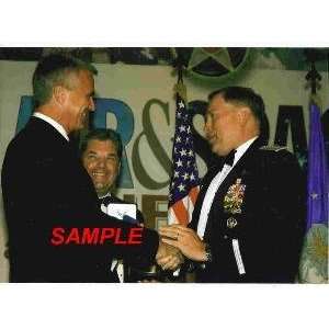  Richard Dean Anderson Receiving Award from Air Force 8x10 