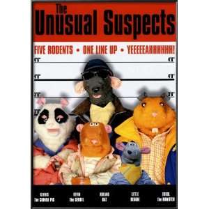 Roland Rat The Unusual Suspects Lamina Framed Poster Print, 25x35 