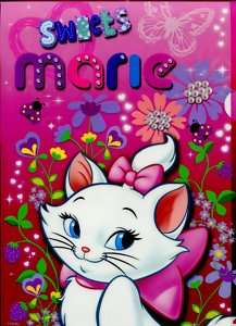 Disney Marie the Aristocats A4 Plastic File Folder #4  