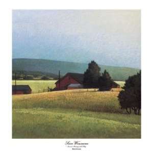  Summer Morning In The Valley by Sandy Wadlington. Size 27 