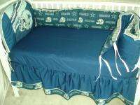 Baby Nursery Crib Bedding Set w/Dallas Cowboys fabric  