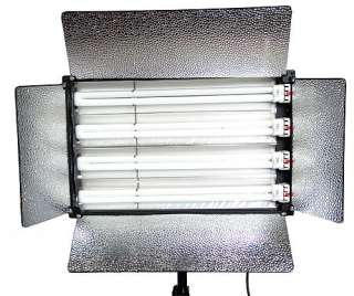   1100W Flat Panel Fluorescent Light Kit Lighting Kit 4 Tube  