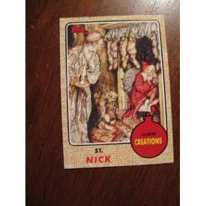   Topps Santa Claus Card #7 St. Nick Clement Creations Trading Card