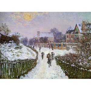  Claude Monet Boulevard St. Denis, Argenteuil, Snow Effect 