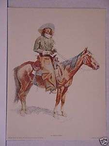 Print, Frederic Remington,An Arizona Cowboy,Penn 1956  