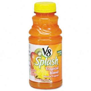 Office Snax V8 Splash Fruit Juice   16 fl oz   Ready server   12 
