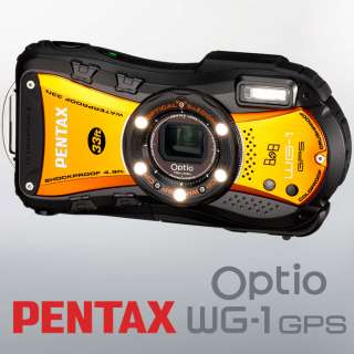 New Pentax Optio WG 1 GPS Waterproof Camera Orange  