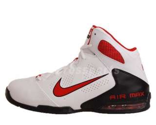 Nike Air Max Full Court 2 White Sport Red 2012 Mens Basketball Shoes 