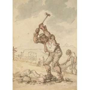 Hand Made Oil Reproduction   Thomas Rowlandson   32 x 44 inches   The 