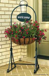 Standing Welcome Sign Garden Deck / Patio Planter WGPFW  