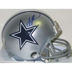 Troy Aikman Signed Dallas Cowboys Riddell Replica Mini Helmet