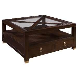 Ty Pennington Square Cocktail Table with Chocolate Finish by Howard 