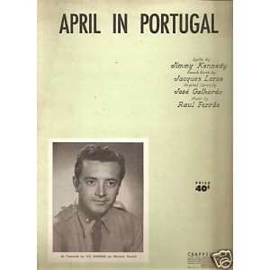  Sheet Music Vic Damone April In Portugal 22 Everything 