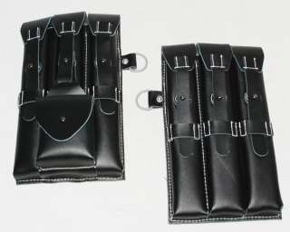 WW2 GERMAN ARMY LEATHER MAG AMMO POUCHES  31175  