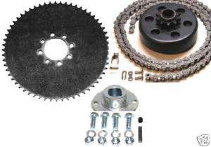 41 1/2 INCH PITCH GO KART BUGGY CLUTCH CHAIN DRIVE KIT  