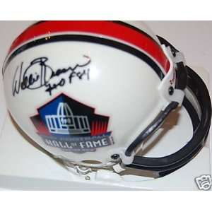  WILLIE BROWN HALL OF FAME 84 Autographed MINI Helmet 