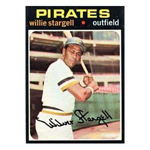 Willie Stargell Unsigned 1971 Topps Card