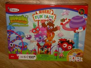 MOSHI MONSTERS 100pc Moshling Activity Puzzle 71223 w/ 29 Colorforms 