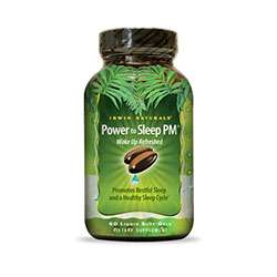 IRWIN NATURALS POWER TO SLEEP PM 120 Ct Value Size  