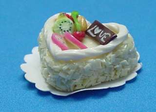 12 Dollhouse Miniature Handmade Fimo Food Cake #Z110E  