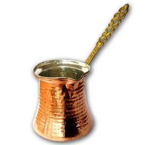 Handmade Traditional Turkish Copper Coffee Maker Pot  