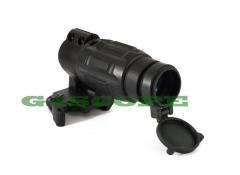 Tactical 3X Monocular Magnifier w 30mm Flip to Side Pivot QD Mount 