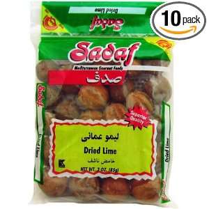 Sadaf Dried Lime Omani Whole, 3 Ounce (Pack of 10)  
