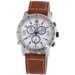 NEW Swiss Military Men Silver Dial Watch 06 4143 04 001  