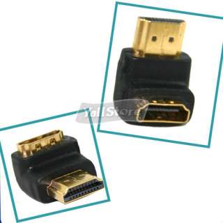 HDMI 90 Degree Male to Female Extend Adaptor Converter  