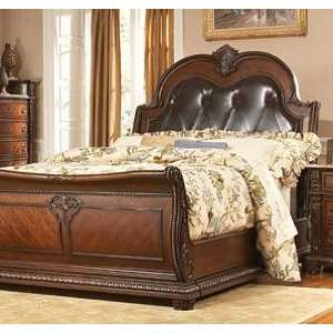  Palace Eastern King Leather Bed