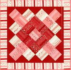LOVE & KISSES Jelly Roll PATTERN Moda Candy Kisses  