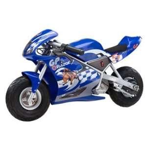  Razor Pocket Rocket Electric Motorcycle Blue 2009 Sports 
