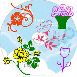 Pazzles Inspiration CD 44 Paper Petals Flowers Leaves