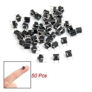  50 Pcs Electronic Component Momentary Contact Micro Switch 