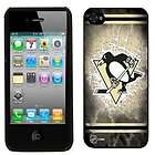   penguins ice hockey iPhone 4 or 4S Plastic black case cover 04974