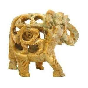  Elephant Fertility Soapstone Carving 