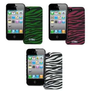  EMPIRE Apple iPhone 4 / 4S 3 Pack of Stealth Rubberized 