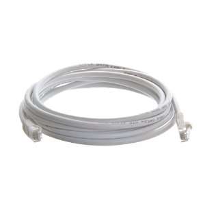  10ft Cat5e WHITE Molded Snagless Ethernet Network Patch Cable 