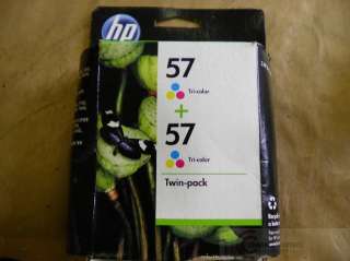 HP 57 Twin Pack (C9320FN#140) Color/Tri Color Ink Rtl $71  