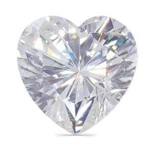   Heart 5.5 mm .60 carats 56 facets Charles & Colvard Jewelry