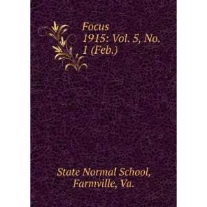   1915 Vol. 5, No. 5 (Sept.) Farmville, Va. State Normal School Books