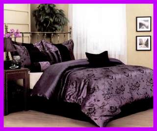 15 Pc Harmonee Floral Bedding Comforter+Window Curtain Set Queen 