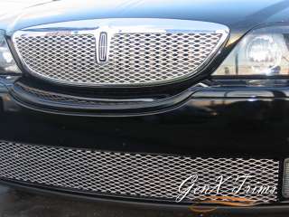 GXT 00 01 02 Lincoln LS Mesh Billet Grille Grill 2PC  