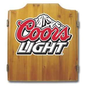  ADG Source Coors Light Bristle Dart Board with Cabinet 