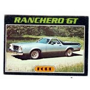  Ford Ranchero GT 1976 Topps Autos of 1977 card #36 Sports 